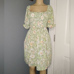 SHEIN CURVE FLORAL DRESS SZ 2XL